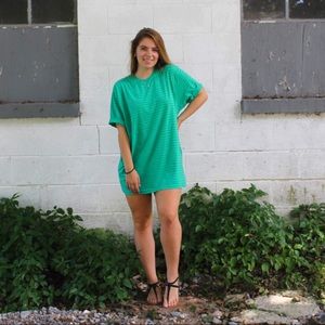 A soft comfy t-shirt dress